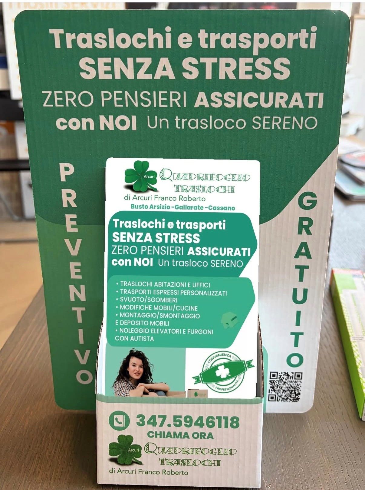 Espositori da tavolo